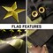 G128 Combo Pack: 16 Ft Telescoping Aluminum Flagpole (Silver) & American USA Camouflage Flag 3x5 Ft, ToughWeave Pro Series Embroidered 420D Polyester | Pole with Flag Included